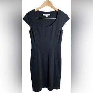 Diane Von Furstenberg Midi Pencil Dress Womens Size 6 Black‎